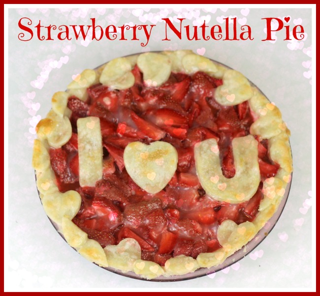 Strawberry Nutella Pie