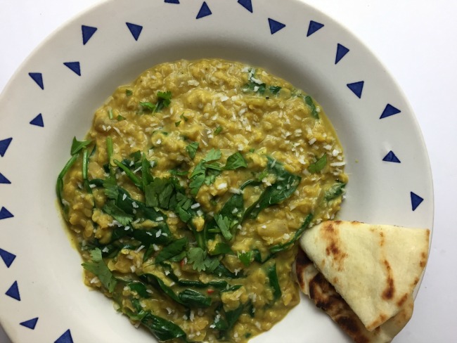 lentil dal with spinach hello fresh