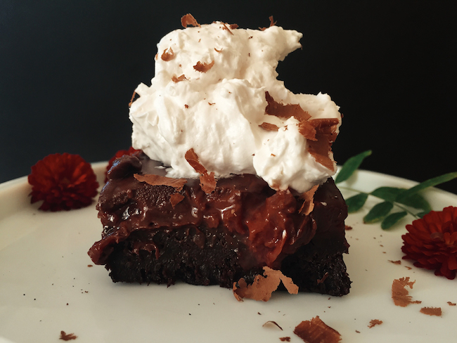 black forest brownie