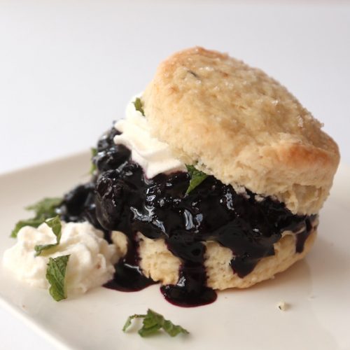 Vegan Blueberry Shortcake