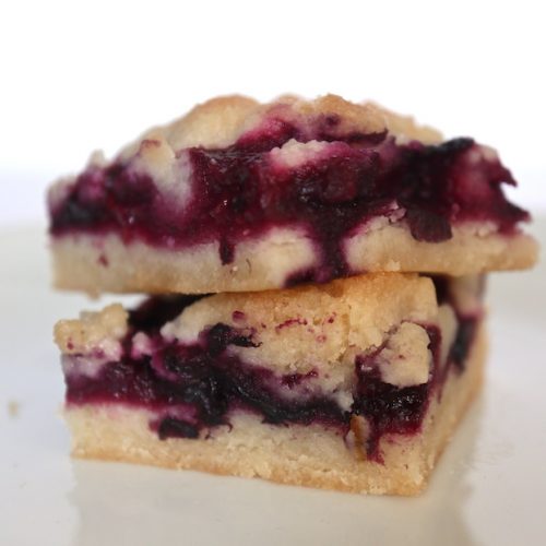 Vegan Blueberry Lemon Bars