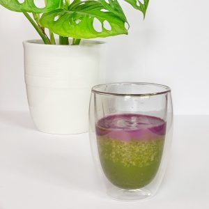 Matcha Ube Chia Pudding
