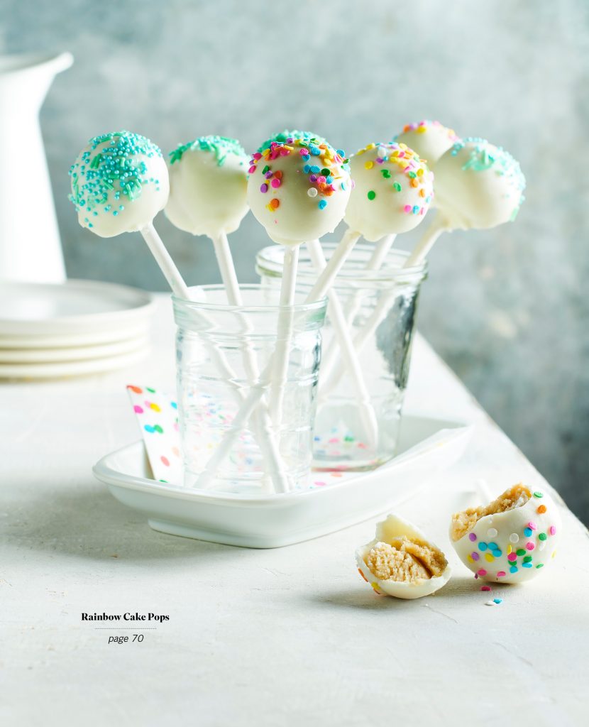 Rainbow Cake Pops from Vegan Baking Made Easy
