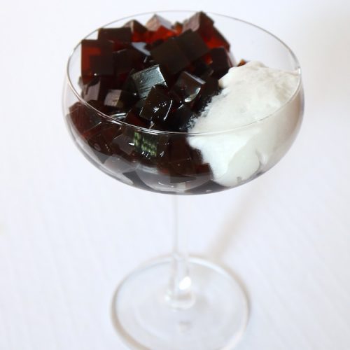 Vegan Coffee Jelly Dessert