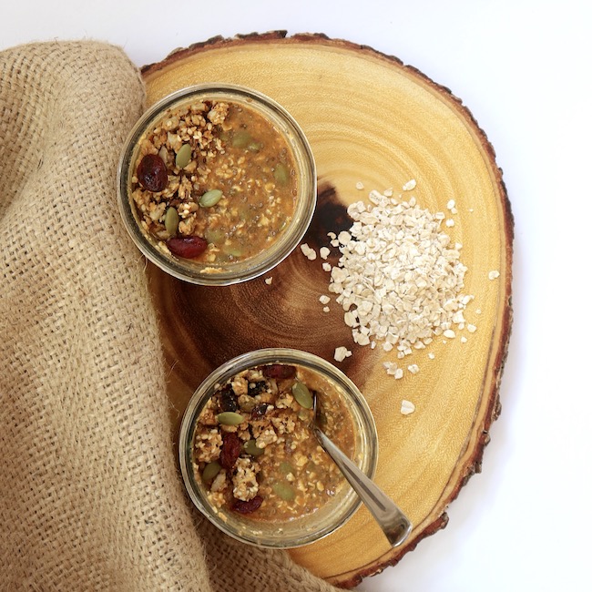 Pumpkin Spiced Overnight Oats