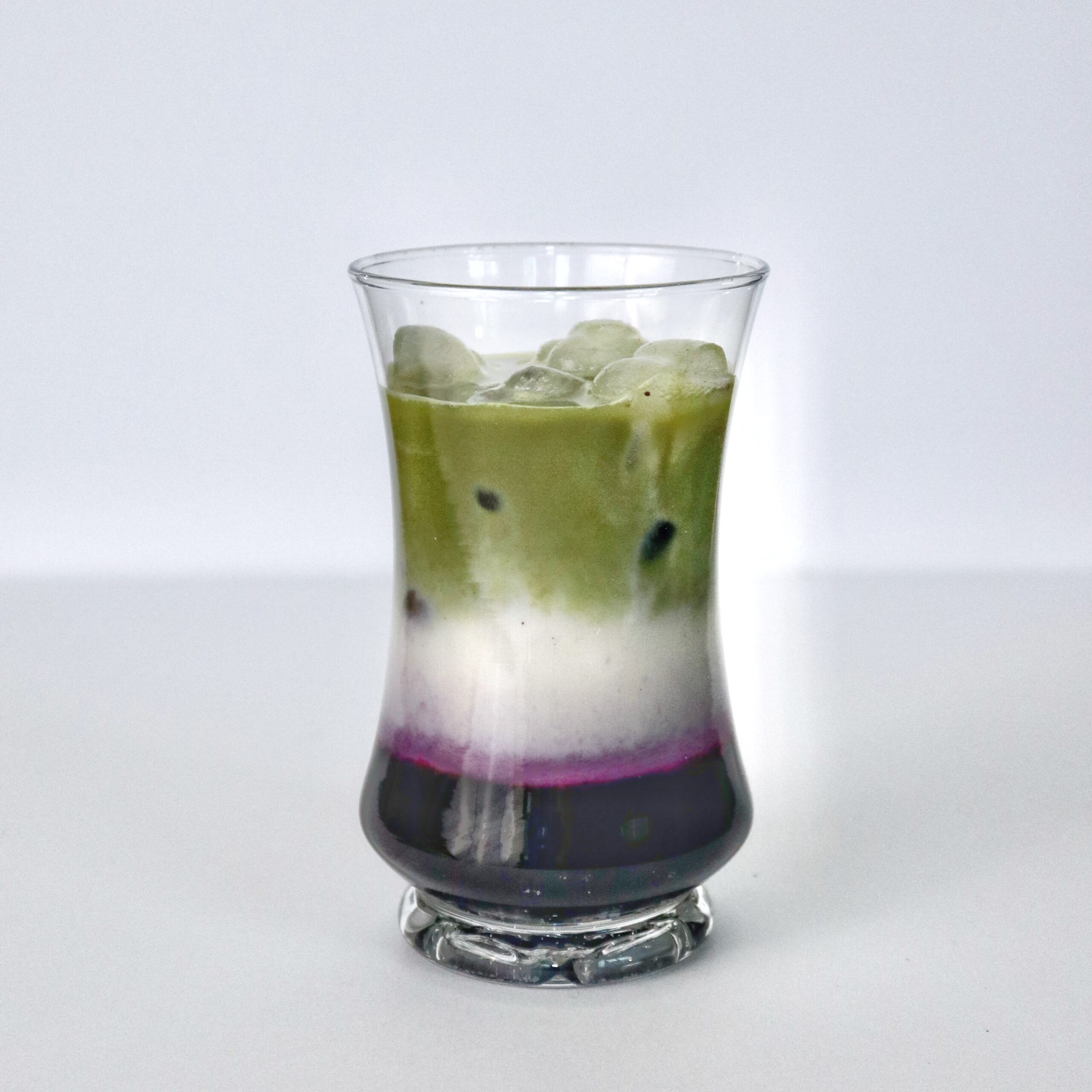 Matcha Frappuccino with a Blueberry Swirl - Del's cooking twist